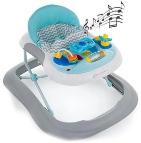 PETITE&MARS - Bébikomp dallammal MONTY kék