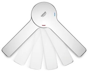 GROHE 19577001 - Fürdőkádhoz négylyukú kombinált csaptelep LINEARE, fényes króm