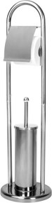 AQUAMARIN Fürdőszoba WC szett 81 x 22 x 22 cm ezüst