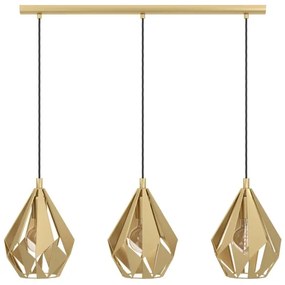 Eglo 43909 - Csillár zsinóron CARLTON 3xE27/60W/230V