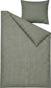 Pamut ágynemű SOFT STRIPES zöld Ágyneműhuzat mérete: 70 x 80 cm | 140 x 200 cm