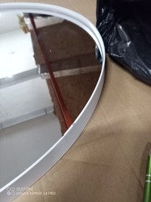 AKCIÓ Fehér kerek tükör MIRROR II. osztály