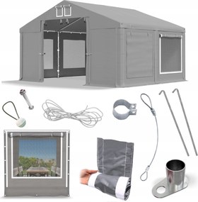 Party Pavilon Sátor 3x4m Raktár Das 560 S