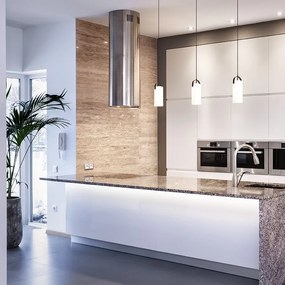RENDL JULIETTA 31 závěsná opálové sklo/černá 230V LED E27 15W