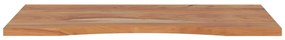 tömör akácfa téglalap alakú asztallap 90 x 50 x 2,5 cm