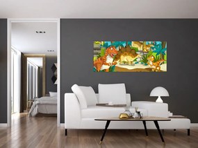 Kép - dinoszaurusz (120x50 cm)