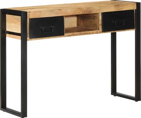 vidaXL tömör nyersfa mangófa tálalóasztal 100 x 35 x 75 cm