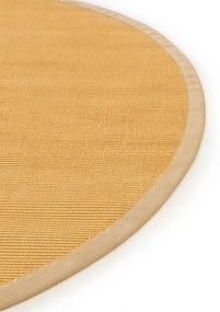 Szizál szőnyeg Sana Beige o 150 cm kör alakú