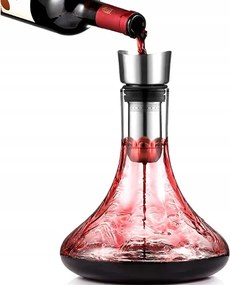 Bortartó Dekander Üveg 1,8 L Levegőztető Szűrővel Levegőztetés