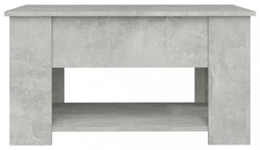 betonszürke szerelt fa dohányzóasztal 79x49x41 cm