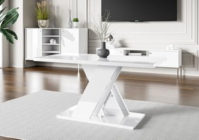 Belmont Mini WTG magasfényű Dohányzóasztal Fehér N