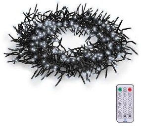 Solight 1V11-W - LED Karácsonyi lánc 576xLED/8 funkció 8m IP44 hideg fehér + távirányító