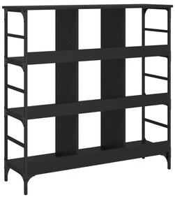 fekete szerelt fa tálalószekrény 102 x 32 x 103,5 cm