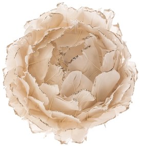 Függő virág tollból rózsaszín, 8 cm