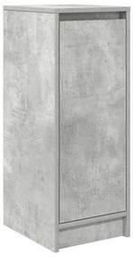 betonszürke szerelt fa cipőszekrény 29,5x34x76 cm