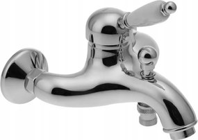 Sapho Kirke White kádtöltő csaptelep fali tartó fehér króm KI10BC