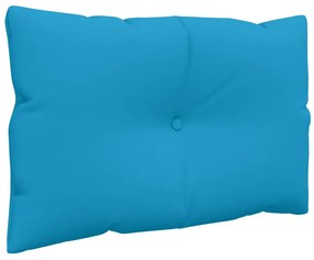3 db kék szövet raklappárna