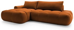 Sarokkanapé Ombre (B) (réz + piros). 1100453