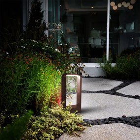 Brilagi - LED kültéri lámpa BARI LED/7W/230V 3000/4000/6000K barna IP54 30 cm