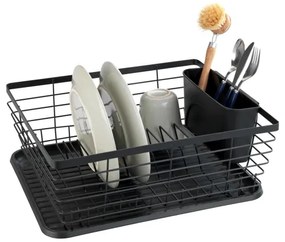 WENKO 54766100 - Edénycsepegtető BLACK OUTDOOR KITCHEN 36x30 cm fekete/fekete