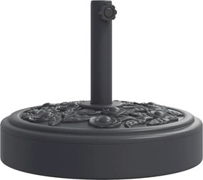 vidaXL kerek napernyőtalp rúdhoz Ø38 / 48 mm 25 kg