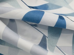 Mikroszálas ágyneműhuzat KOVENDI kék-fehér Ágyneműhuzat mérete: 70 x 90 cm | 140 x 200 cm