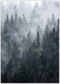 Poszterek A5 Pion Ködös hegyi táj