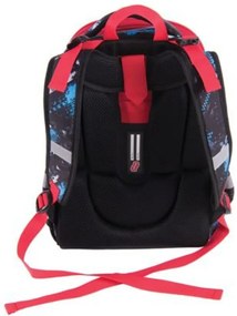 Hátizsák, anatómiai, PULSE Anatomic Cube Off-Road, fekete-piros (PLS122162F)