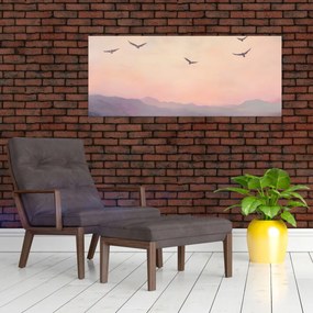 Kép - Madárcsapat II. (120x50 cm)