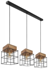 Globo 15530-3H - Csillár zsinóron MERRIL 3xE27/60W/230V