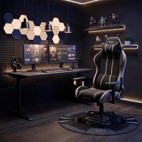 Szövet gamer szék fekete-bézs Diablo X-One 2.0 Camel Black King