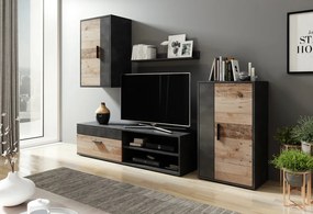Set de mobilier living BERNO, culoare Matera / Old Style deschis
