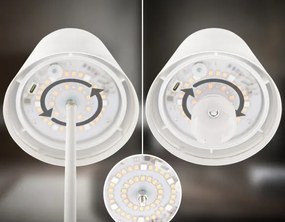 Briloner 7510016 - LED RGBW dimmelhető asztali lámpa CALIDA 2,5W/5V IP44 1200 mAh fehér