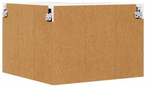 Függő szekrény Riga Beton szürke és fehér 57 x 57 x 40 cm