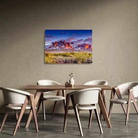 Üveg kép - Hegyek Arizonában (70x50 cm)