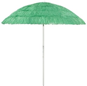 zöld hawaii stílusú strandnapernyő 240 cm