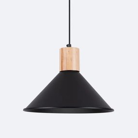 Sollux SL.1320 - Csillár zsinóron JAGA 1xE27/15W/230V átm. 30 cm fekete