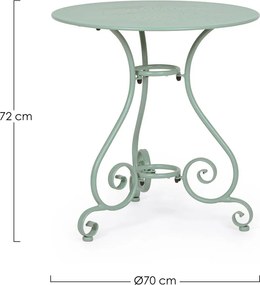 Acél kerek kerti kisasztal ø 70 cm Etienne – Bizzotto