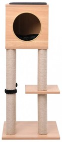 vidaXL macskabútor szizál kaparófákkal 90 cm