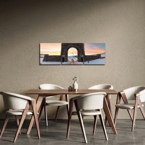 A kapu képe, Yellowstone (órával) (90x30 cm)
