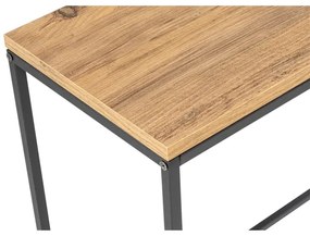 Konzolos asztal CANVAS 80x100 cm fenyő atlantic/fekete