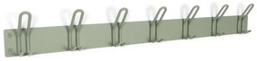 Szürkészöld fém fali fogas 100 cm Miles – Spinder Design