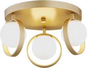 ARGON 6248 SATURINA Glamour Mennyezeti Lámpa Opál Szőnyeg, Arany G9 IP20