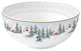 Karácsonyi Porcelán Tál Chalet - 15 cm