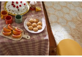 Okkersárga mosható kézi szövésű pamut szőnyeg 140x200 cm Sweet Honey – Lorena Canals