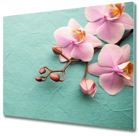 Üveg vágódeszka Orchidea 60x52 cm