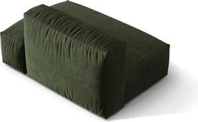 Zöld bársony kanapé modul (jobb oldali) Martina – Micadoni