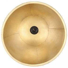 kerek sárgaréz ipari függőlámpa 25 W 40 cm E27