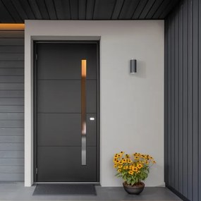 Brilagi - Kültéri fali lámpa MATERA 2xGU10/30W/230V antracit IP54