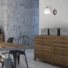 Fali lámpa MIRANDA 1xE27/60W/230V fényes króm